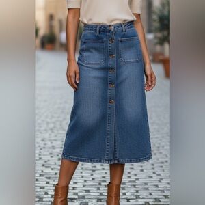 LoveGen Midi Jeans Skirt(Size 26)